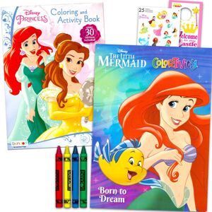 Disney Little Mermaid Coloring Book Set for Kids - Bundle with 2 Coloring Books Featuri Disney Little Mermaid Coloring Book Set for Kids - Bundle with 2 Coloring Books Featuri