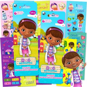 Disney Doc McStuffins Stickers Set - Bundle of 12 Sheets of Stickers (150+ Total Disney Doc McStuffins Stickers Set - Bundle of 12 Sheets of Stickers (150+ Total