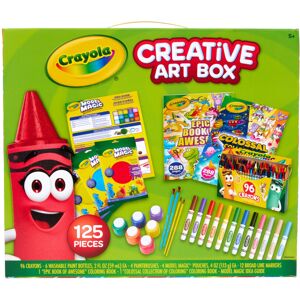 Crayola Art Set for Kids (125pcs) Art Supplies Kit with Giant Coloring Books Was Crayola Art Set for Kids (125pcs) Art Supplies Kit with Giant Coloring Books Was