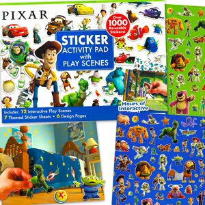 Disney Pixar Create a Scene Book for Kids - Activity Kit Includes 1000+ Stickers from T Disney Pixar Create a Scene Book for Kids - Activity Kit Includes 1000+ Stickers from T