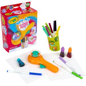 Crayola Spin Art Sticker Maker Machine Create 42 Custom Stickers Spiral Art Set Crayola Spin Art Sticker Maker Machine Create 42 Custom Stickers Spiral Art Set