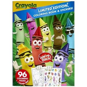 Crayola 96pg Coloring Book Limited Edition W/Sticker Sheets Crayola 96pg Coloring Book Limited Edition W/Sticker Sheets
