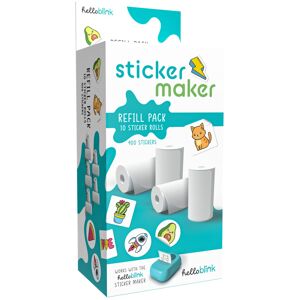 Ceaco Hello Blink Sticker Maker Refill Pack - 10 Rolls: 5 Round 5 Square - Makes 400 C Ceaco Hello Blink Sticker Maker Refill Pack - 10 Rolls: 5 Round 5 Square - Makes 400 C