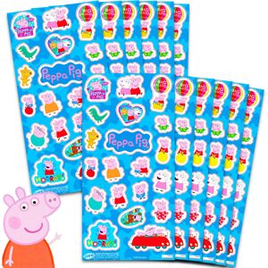 Peppa Pig Party Favors for Boys & Girls Bundle ~ 12 Pack Peppa Pig Sticker Sheet Peppa Pig Party Favors for Boys & Girls Bundle ~ 12 Pack Peppa Pig Sticker Sheet