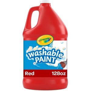Crayola Washable Red Paint 1 gallon Size Painting Supplies in Bulk Crayola Washable Red Paint 1 gallon Size Painting Supplies in Bulk