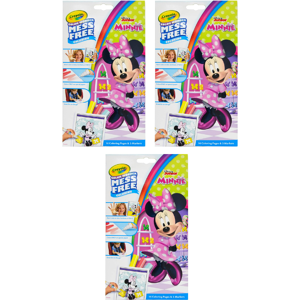 Crayola Disney Junior Minnie Colour Wonder Mess Free Set x3 Packs Crayola Disney Junior Minnie Colour Wonder Mess Free Set x3 Packs