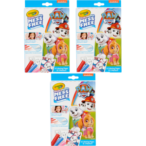 Crayola Nickelodeon Paw Patrol Colour Wonder Mess Free Set x 3 Packs Crayola Nickelodeon Paw Patrol Colour Wonder Mess Free Set x 3 Packs