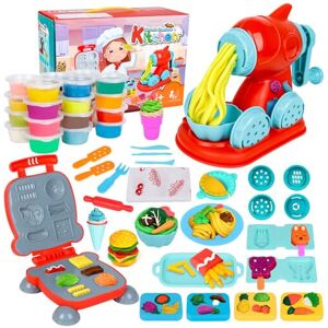 Jovicos Dough Tools and Cutters, 51Pcs Dough Tools Noodle Burger Set with 24 Col Jovicos Dough Tools and Cutters, 51Pcs Dough Tools Noodle Burger Set with 24 Col