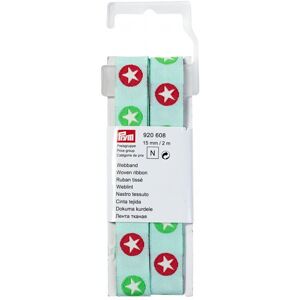 15mm Prym Stars Woven Ribbon 2m - each 15mm Prym Stars Woven Ribbon 2m - each