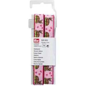 15mm Prym Deer Woven Ribbon 2m - each 15mm Prym Deer Woven Ribbon 2m - each