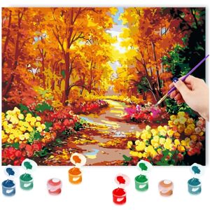 Unbranded DIY Paint by Number for Adults 16 * 20 Inch Paint by Number DIY Oil Painting Kit Unbranded DIY Paint by Number for Adults 16 * 20 Inch Paint by Number DIY Oil Painting Kit