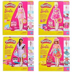 Play-Doh Barbie Ruffles & Bows Creative Play Dough - Creative Play Dough Play-Doh Barbie Ruffles & Bows Creative Play Dough - Creative Play Dough