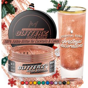 MONÉGASQUE Rose Gold Edible Glitter for Drinks 10g Cocktail Shimmer for Dr MONÉGASQUE Rose Gold Edible Glitter for Drinks 10g Cocktail Shimmer for Dr