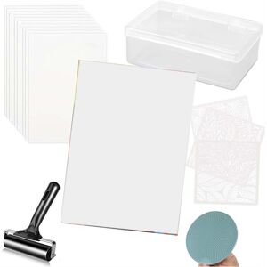 ISTOVO Reusable Gel Printing Plate - 5" X 7"Gel Plate,Printmaking for Card Making, Arts ISTOVO Reusable Gel Printing Plate - 5" X 7"Gel Plate,Printmaking for Card Making, Arts