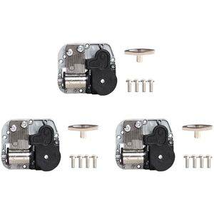 Typecat 3X Music Box Movement DIY Clockwork Type Musical Box Accessories Piano Model Mus Typecat 3X Music Box Movement DIY Clockwork Type Musical Box Accessories Piano Model Mus