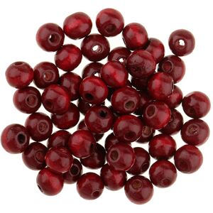 Unbranded 50Pcs Round Wooden Beads DIY Jewelry Necklace Craft Making 8mm Red Unbranded 50Pcs Round Wooden Beads DIY Jewelry Necklace Craft Making 8mm Red
