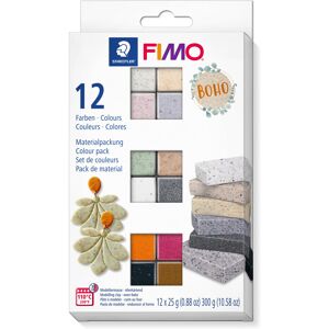 STAEDTLER 8013 C12-5 FIMO Effect Oven-Hardening Polymer Modelling Clay - Boho, A STAEDTLER 8013 C12-5 FIMO Effect Oven-Hardening Polymer Modelling Clay - Boho, A