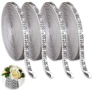 Unbranded 4 Rolls Grey Glitter Ribbons, Self Adhesive Ribbon Glitter Glass Diamond Strips Unbranded 4 Rolls Grey Glitter Ribbons, Self Adhesive Ribbon Glitter Glass Diamond Strips