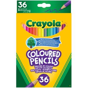 Crayola 36 Coloured Pencils, Eco-Friendly, Smooth Lines Crayola 36 Coloured Pencils, Eco-Friendly, Smooth Lines