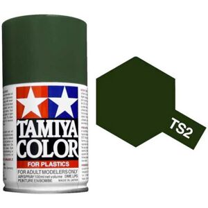 TAMIYA TS-2 Dark Green 100ml Plastic Model Kit Spray Paint 85002 TAMIYA TS-2 Dark Green 100ml Plastic Model Kit Spray Paint 85002
