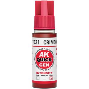 AK Interactive Quick Gen 17031 Crimson Red 18ml Acrylic Paint AK Interactive Quick Gen 17031 Crimson Red 18ml Acrylic Paint