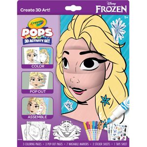 Crayola POPS 3D Frozen Activity Set, Kids Coloring Set & Craft Kit, Includes Sti Crayola POPS 3D Frozen Activity Set, Kids Coloring Set & Craft Kit, Includes Sti