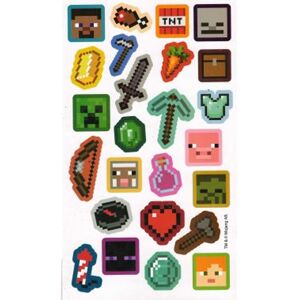 Minecraft Reusable Icons Stickers (Pack of 25) Minecraft Reusable Icons Stickers (Pack of 25)