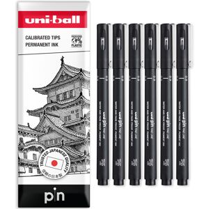 uni-ball PIN Fineliners Black Fine Tipped Writing Pens Water & Fade Resistan uni-ball PIN Fineliners Black Fine Tipped Writing Pens Water & Fade Resistan