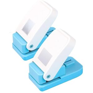 Jojomino 2 Pcs Paper Punch Stamp Punch Square Hole Punches 1" Square & 1x0.8 Inch Rectang Jojomino 2 Pcs Paper Punch Stamp Punch Square Hole Punches 1" Square & 1x0.8 Inch Rectang
