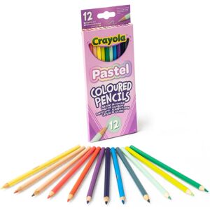 CRAYOLA Pastel Colouring Pencils, Assorted Colours, Pack of 12, Delicate Pastel CRAYOLA Pastel Colouring Pencils, Assorted Colours, Pack of 12, Delicate Pastel