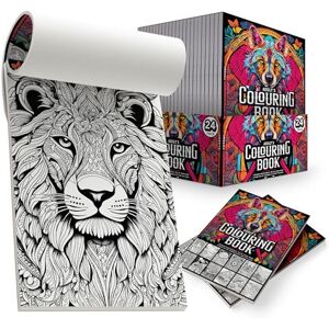 SOL 24pk Bulk A4 Adult Colouring Book, 80 Sheets with Assorted Designs for Stres SOL 24pk Bulk A4 Adult Colouring Book, 80 Sheets with Assorted Designs for Stres