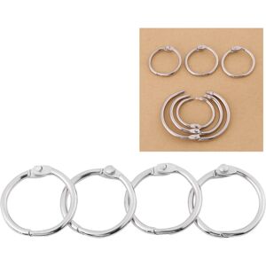 Unbranded Metal Hinged Ring Binder Clips 20PCS 25mm Scrapbook Loose Leaf Organizer Unbranded Metal Hinged Ring Binder Clips 20PCS 25mm Scrapbook Loose Leaf Organizer
