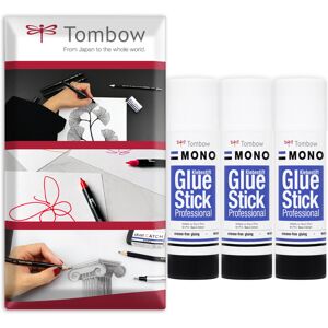 Tombow Mono Glue Stick 39g Pack of 3 Tombow Mono Glue Stick 39g Pack of 3