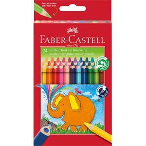 Faber Castell 116524 Triangular Jumbo Coloured Pencils (Pack of 24) Faber Castell 116524 Triangular Jumbo Coloured Pencils (Pack of 24)