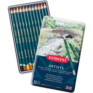 Derwent Artists Colouring Pencils, Drawing & Colouring, Set Of 12, Ideal For Ble Derwent Artists Colouring Pencils, Drawing & Colouring, Set Of 12, Ideal For Ble