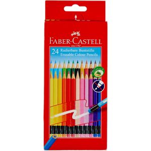 Faber Castell Erasable Colour Pencils - Set of 24 Faber Castell Erasable Colour Pencils - Set of 24