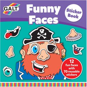 Galt Toys, Funny Faces Sticker Book,Kids Sticker Book, Ages 3 Years Plus Galt Toys, Funny Faces Sticker Book,Kids Sticker Book, Ages 3 Years Plus