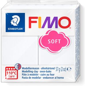 STAEDTLER 8020-0 FIMO Soft Oven-Hardening Polymer Modelling Clay - White (1 x 57 STAEDTLER 8020-0 FIMO Soft Oven-Hardening Polymer Modelling Clay - White (1 x 57