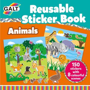 Galt Toys, Reusable Sticker Book - Animals, Sticker Books, Ages 3 Years Plus Galt Toys, Reusable Sticker Book - Animals, Sticker Books, Ages 3 Years Plus
