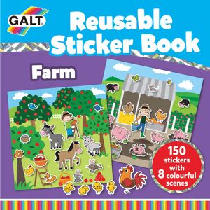 Galt Toys, Reusable Sticker Book - Farm, Sticker Books, Ages 3 Years Plus Galt Toys, Reusable Sticker Book - Farm, Sticker Books, Ages 3 Years Plus