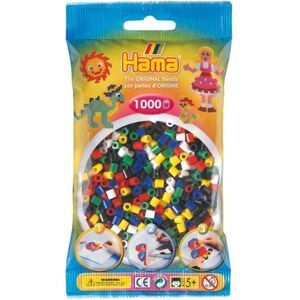 Hama - 1,000 standard MIDI beads (Ø5 mm) mix of 6 colors Hama - 1,000 standard MIDI beads (Ø5 mm) mix of 6 colors