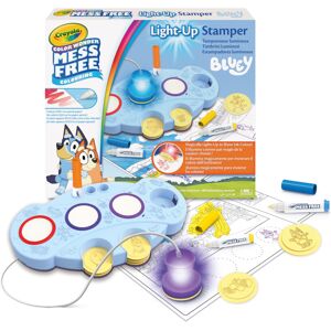 CRAYOLA Bluey Color Wonder Magic Light-Up Stamper Includes 10 Bluey Stamps, 3 CRAYOLA Bluey Color Wonder Magic Light-Up Stamper Includes 10 Bluey Stamps, 3