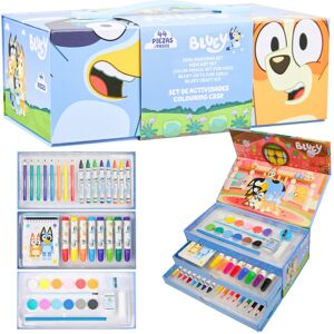 Bluey Art Set for Kids Colouring Pencils Paints Felt Tip Pens Crayons Stationery Bluey Art Set for Kids Colouring Pencils Paints Felt Tip Pens Crayons Stationery