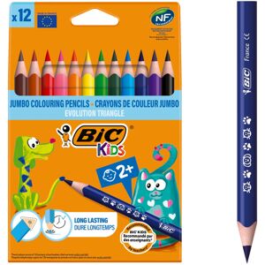 BIC Kids Evolution Triangle Coloured Pencils, Colouring Pencils Ideal for Small BIC Kids Evolution Triangle Coloured Pencils, Colouring Pencils Ideal for Small