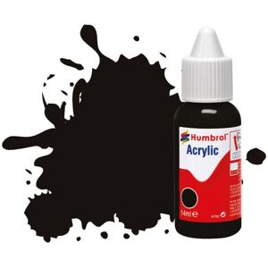 Humbrol Model Paint - DB0085 No 85 Black - Satin (14ml) , Acrylic Paints for Mod Humbrol Model Paint - DB0085 No 85 Black - Satin (14ml) , Acrylic Paints for Mod