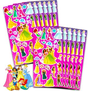 Disney Princess Party Favors for Boys & Girls Bundle ~ 12 Pack Sticker Sheets fo Disney Princess Party Favors for Boys & Girls Bundle ~ 12 Pack Sticker Sheets fo