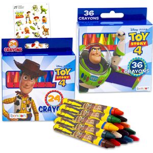 Disney Toy Story Crayons for Toddlers - Bundle with 60 Crayons for Toddlers Feat Disney Toy Story Crayons for Toddlers - Bundle with 60 Crayons for Toddlers Feat