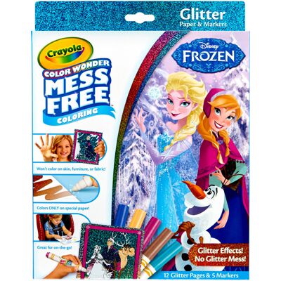 Crayola Color Wonder Glitter Set-Frozen Crayola Color Wonder Glitter Set-Frozen