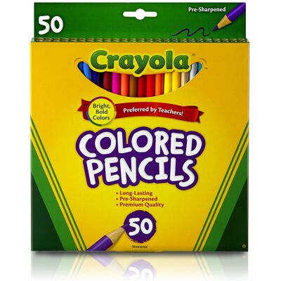 Crayola Model 50 Colored Pencils - Art Tools for Adults Crayola Model 50 Colored Pencils - Art Tools for Adults