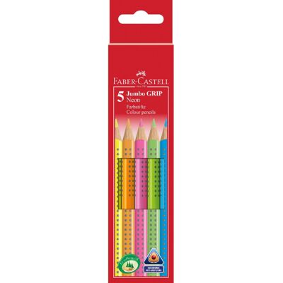 Faber Castell 110994"Jumbo Grip Neon" Crayons Faber Castell 110994"Jumbo Grip Neon" Crayons